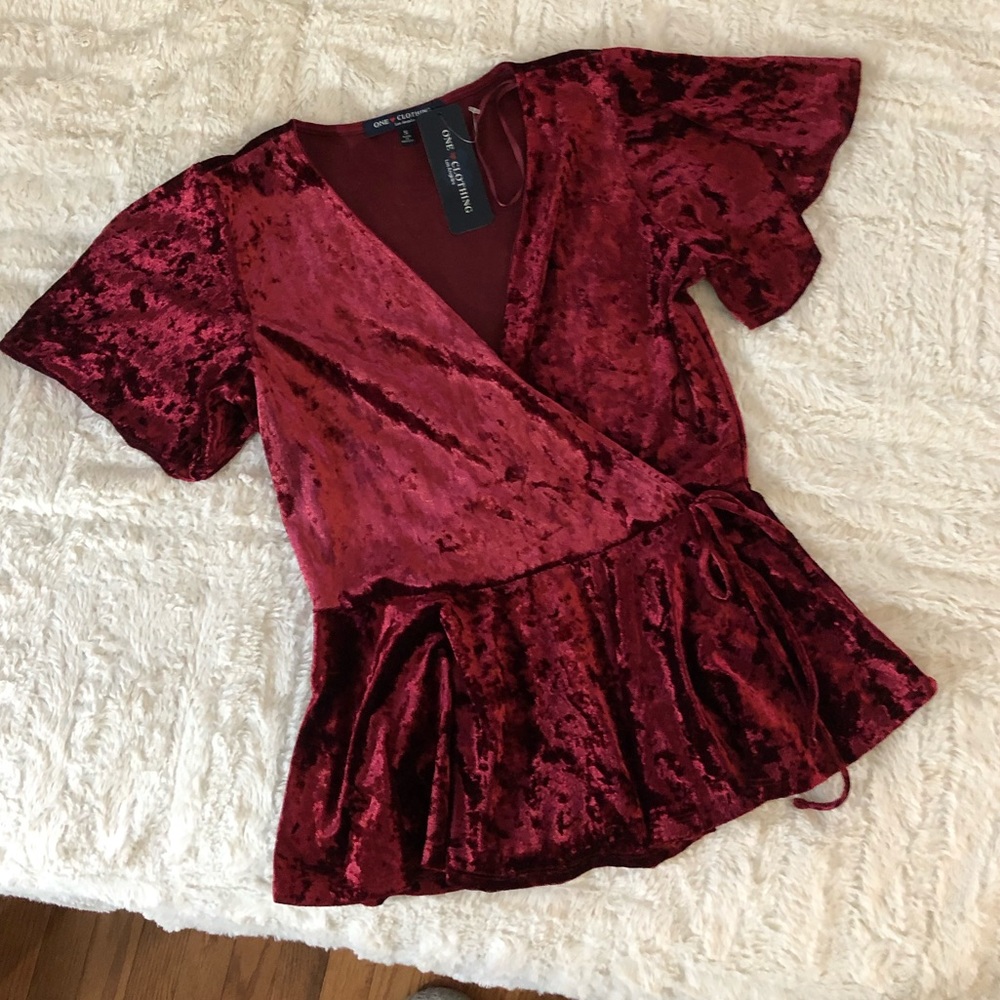NWT Red Velvet Top